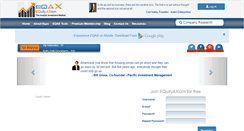 Desktop Screenshot of eqax.com