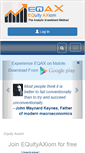 Mobile Screenshot of eqax.com